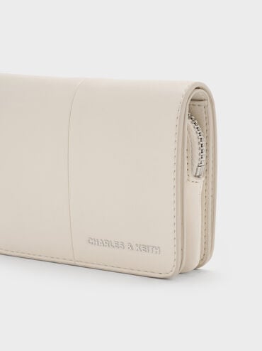 Simone Small Wallet, Cream, hi-res