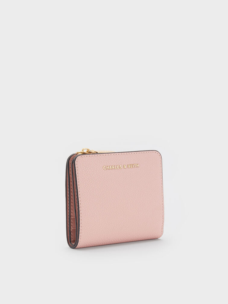 Keely Top Zip Small Wallet, Light Pink, hi-res