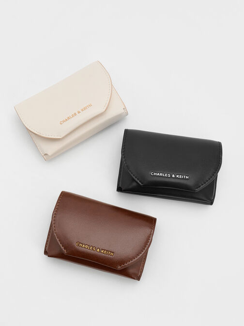 Enola Front Flap Wallet, Cream, hi-res