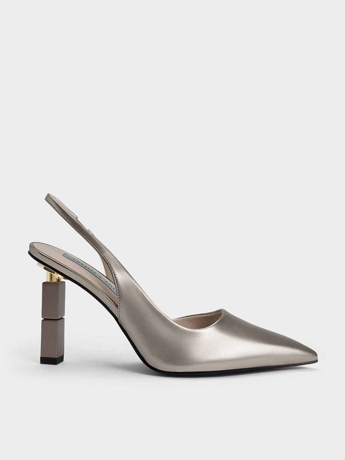 Pewter heels shop