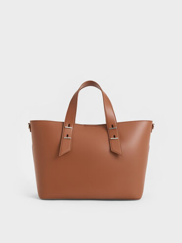 Shania Tote Bag, Chocolate, hi-res