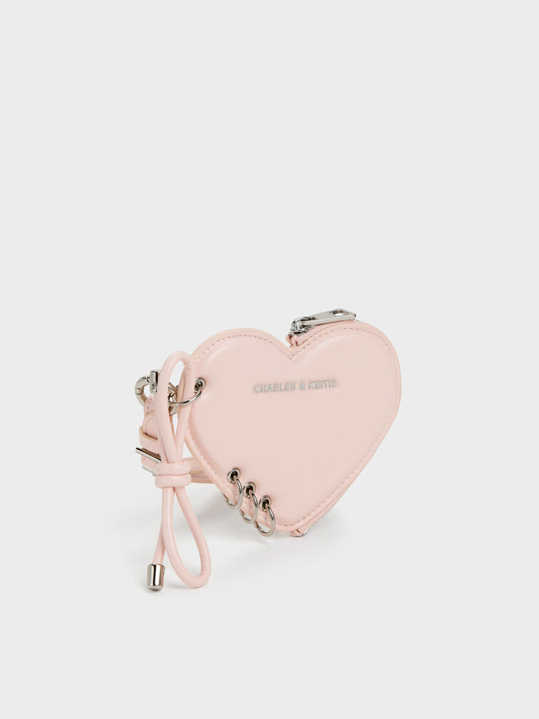 Rey Heart Charm, Soft Pink, hi-res