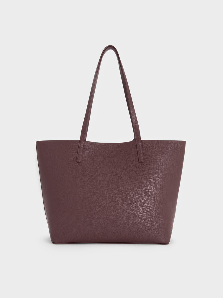 Beryl Tote Bag, Wineberry Red, hi-res