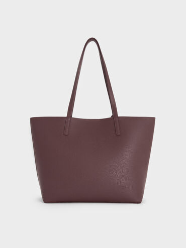 Beryl Tote Bag, Wineberry Red, hi-res
