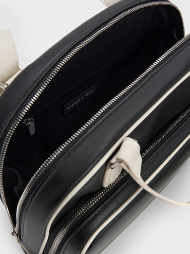 Nelly Two-Tone Boxy Backpack, Multi, hi-res