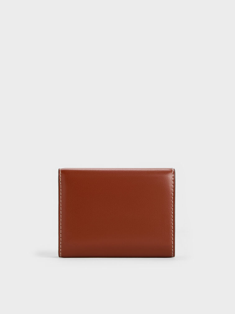 Enola Small Wallet, Brick, hi-res