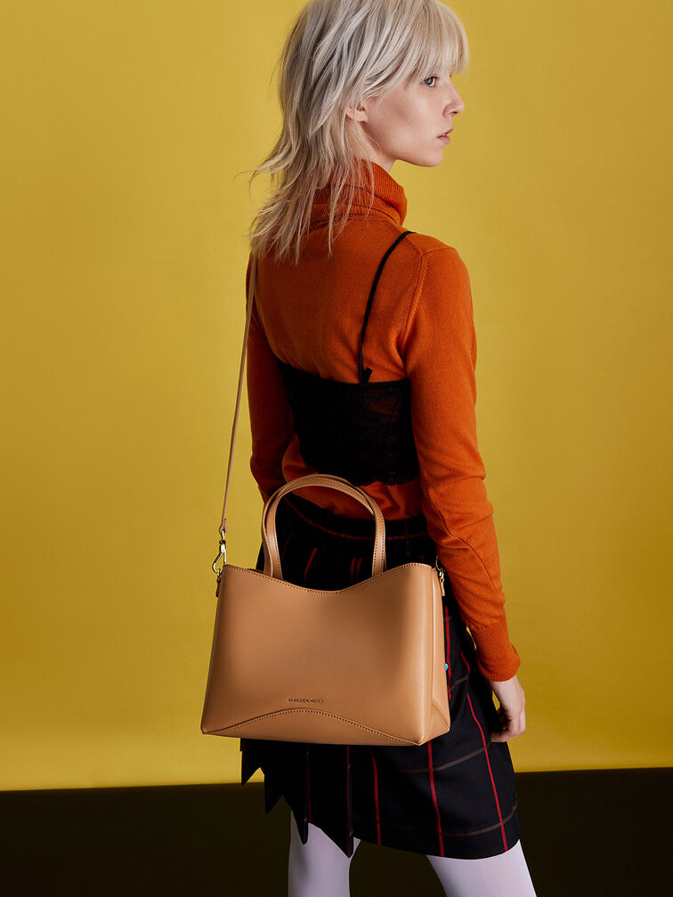 Sybill Tote Bag, Toffee, hi-res