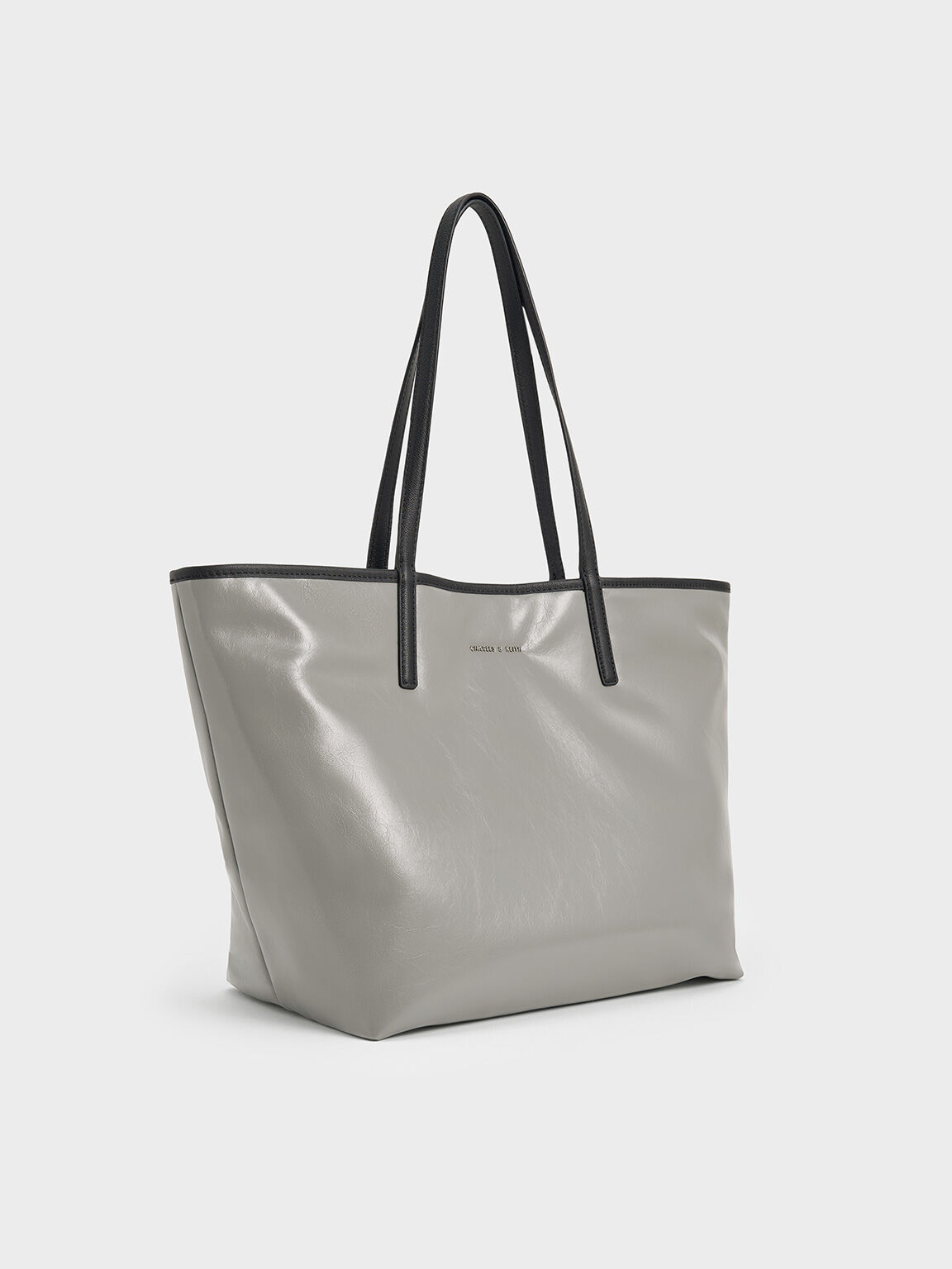 Grey Tote Bags Shop Online CHARLES KEITH IN