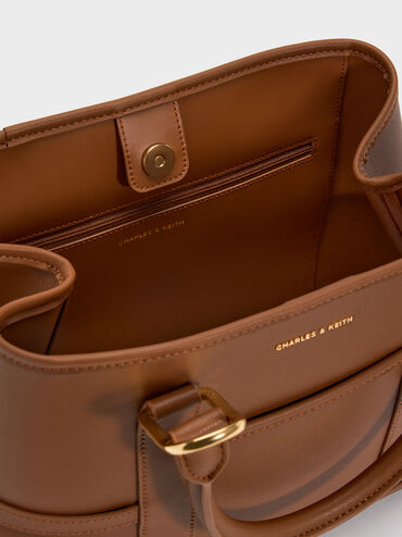 Scottie Tote Bag, Chocolate, hi-res