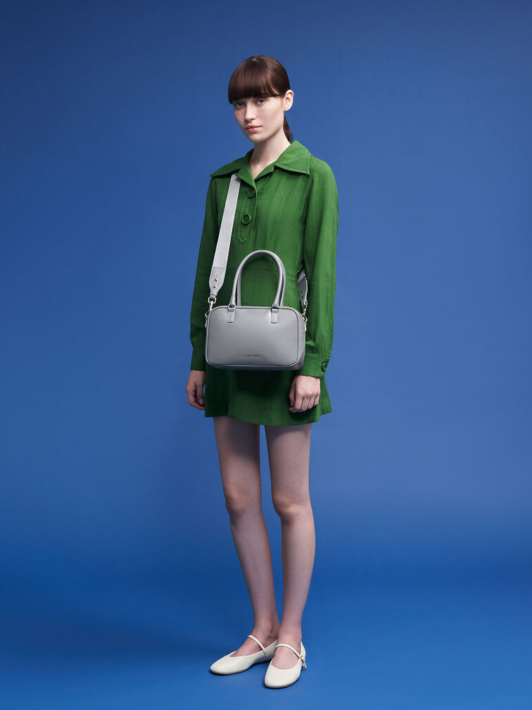 Sianna Bowling Bag, Grey, hi-res