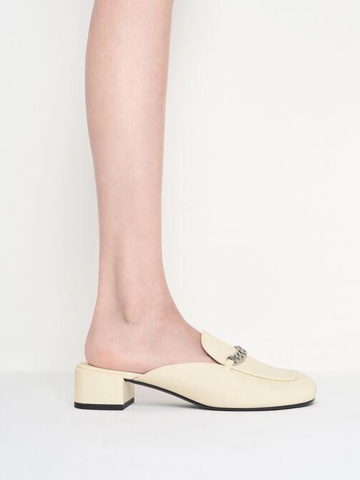 Chain-Link Mules, Chalk, hi-res
