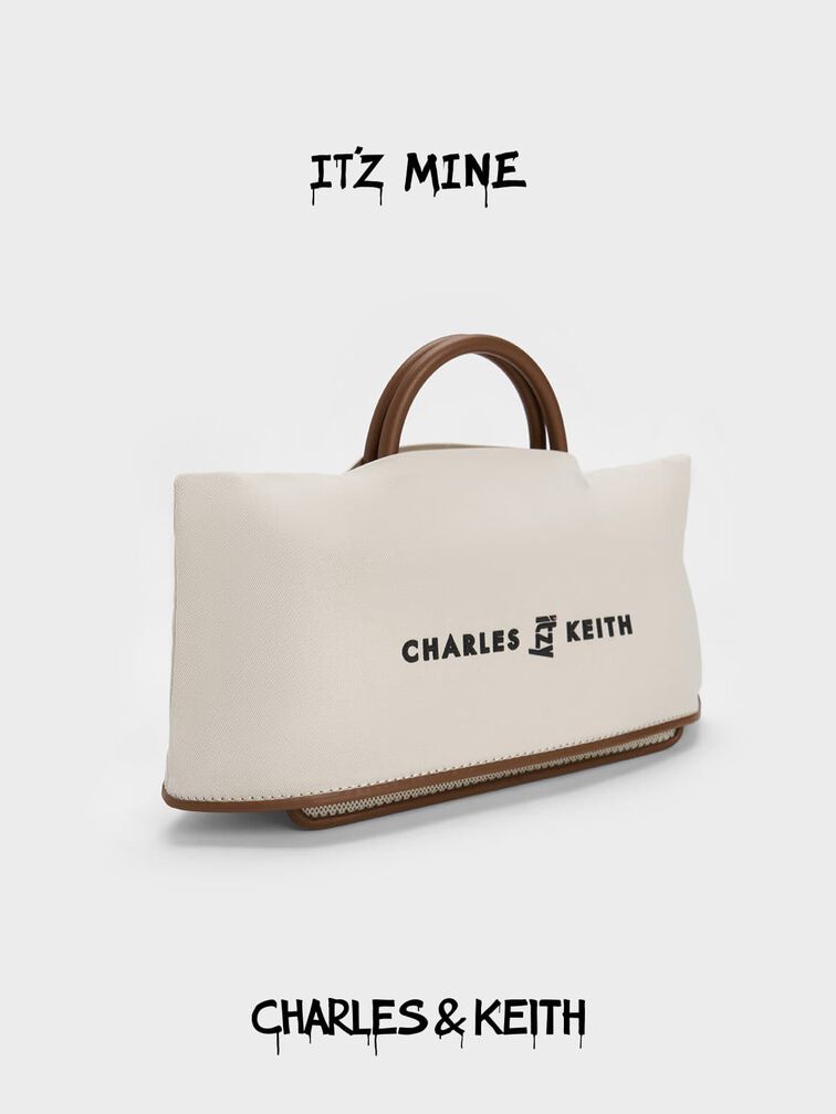 Mini Astra Canvas Tote Bag, Chocolate, hi-res