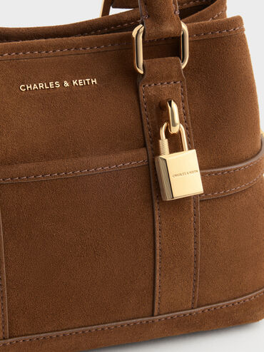 Mini Scottie Tote Bag, Pecan Brown, hi-res