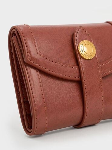 Este Belted Small Wallet, Mocha, hi-res