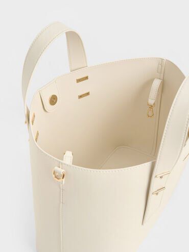 Shania Tote Bag, Cream, hi-res