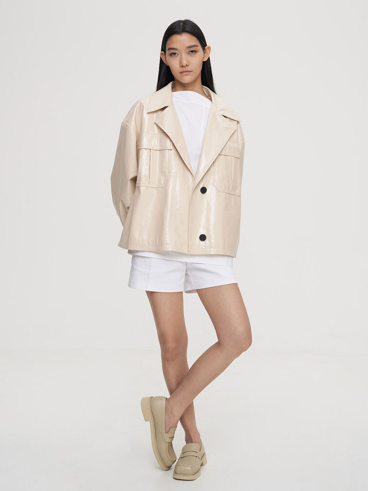 Monique Square-Toe Loafers, Chalk, hi-res