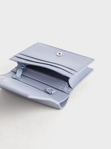 Daisy Bi-Fold Small Wallet, Light Blue, hi-res