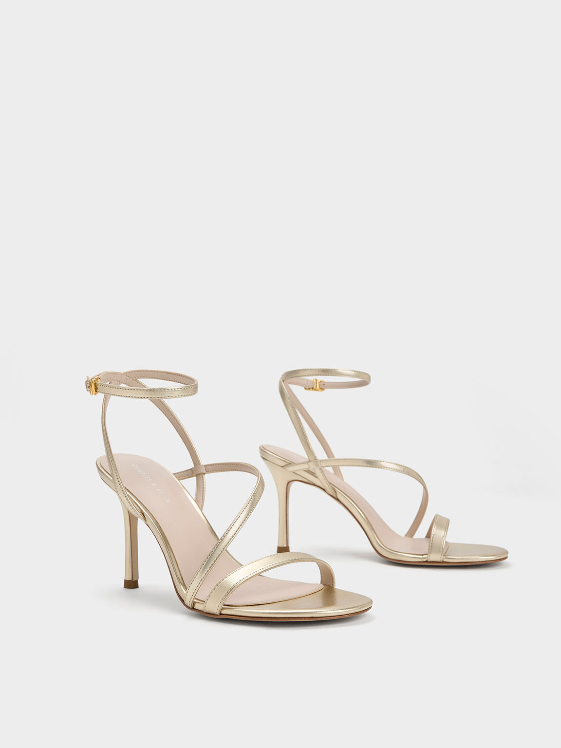 Buy Gold Heeled Sandals for Women by ELLE Online | Ajio.com