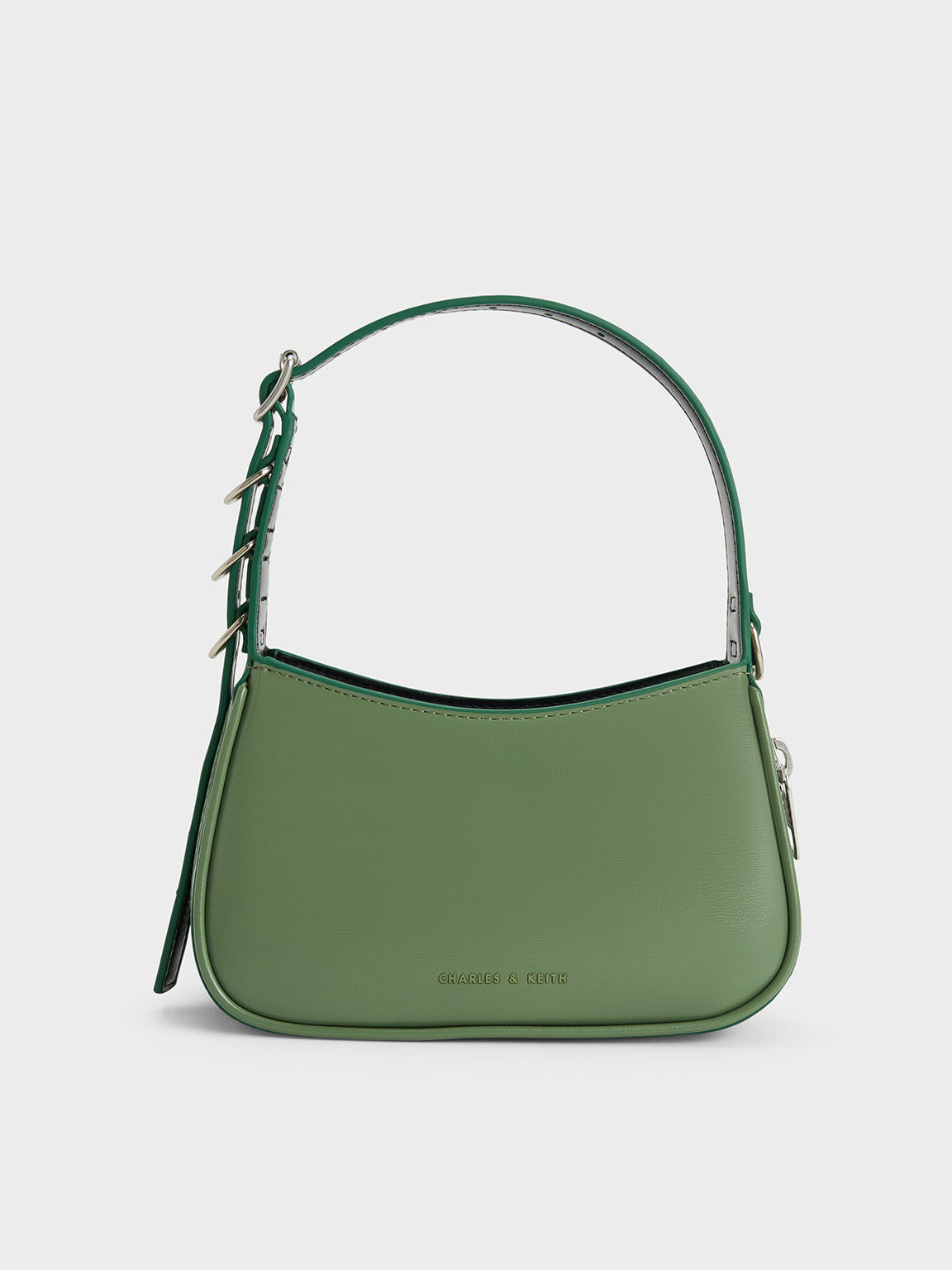 Green Mini Rebel Hobo Bag CHARLES KEITH IN