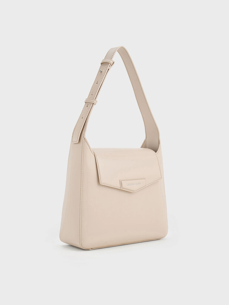 Adelie Envelope Shoulder Bag, Oat, hi-res