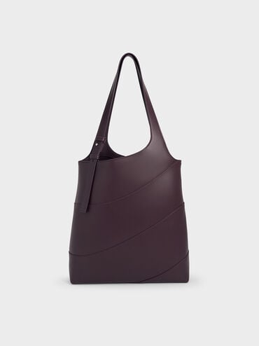 Trin Tote Bag, Plum, hi-res