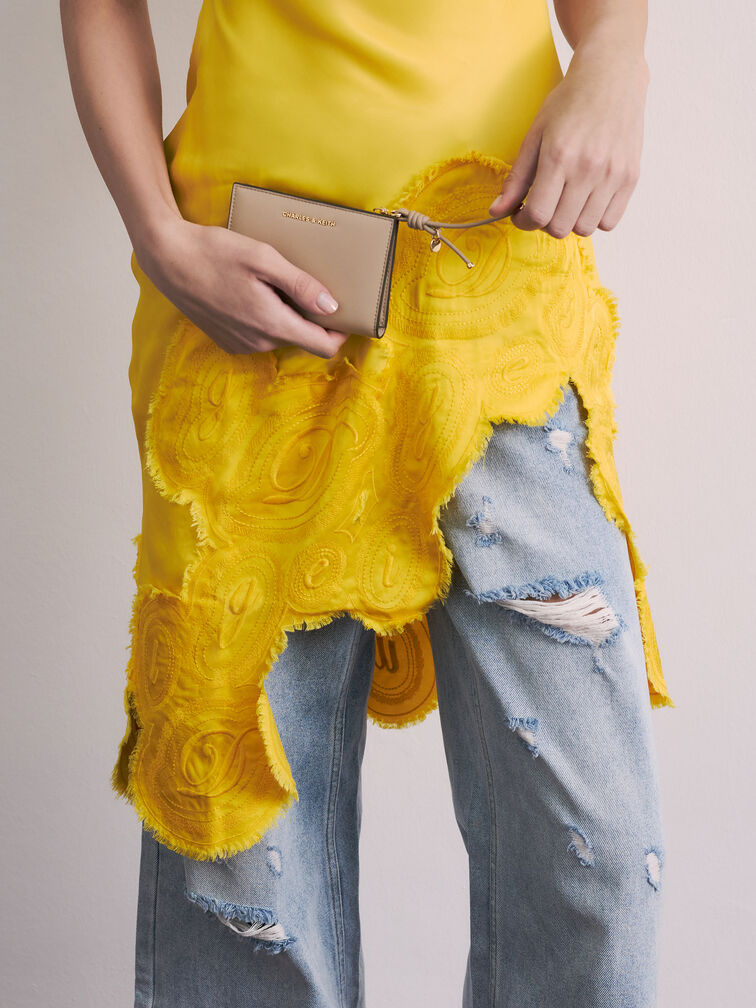 Everleigh Zip-Around Small Wallet, Taupe, hi-res