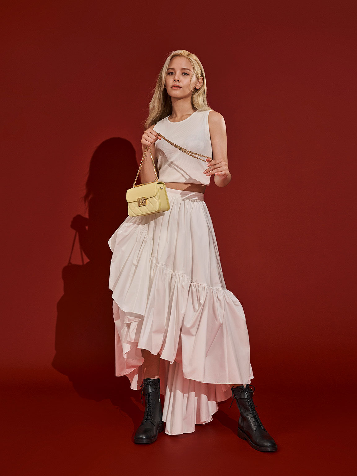 Charles and sales keith chain bag