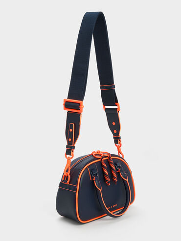Gwiana Bowling Bag, Navy, hi-res