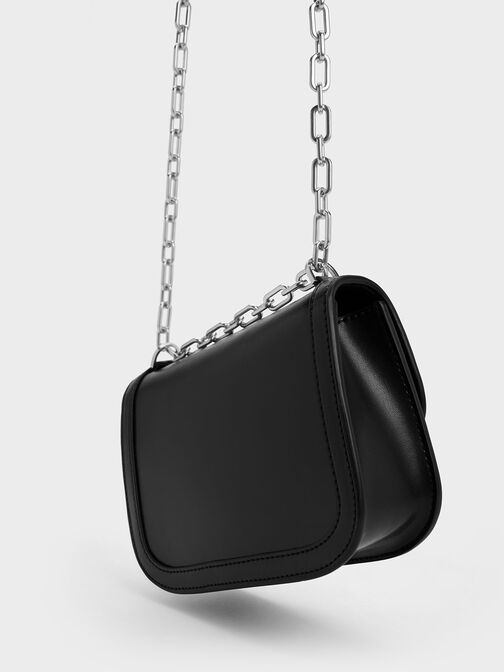 Charlot Chain Strap Bag, Black, hi-res