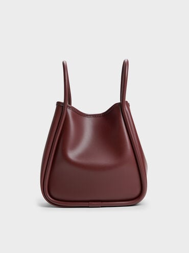 Mini Lyla Tubular Tote Bag, Mulberry Plum, hi-res
