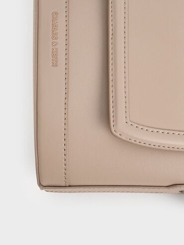 Sabine Knotted-Strap Bag, Taupe, hi-res