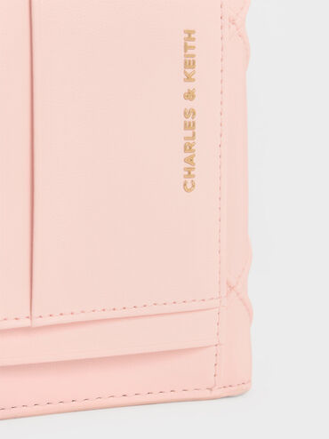 Eleni Quilted Wallet, Light Pink, hi-res