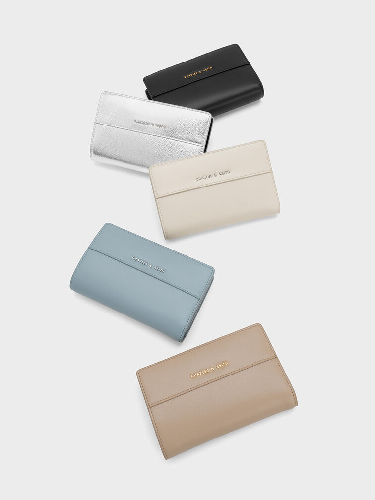 Cadence Top-Zip Wallet, Slate Blue, hi-res
