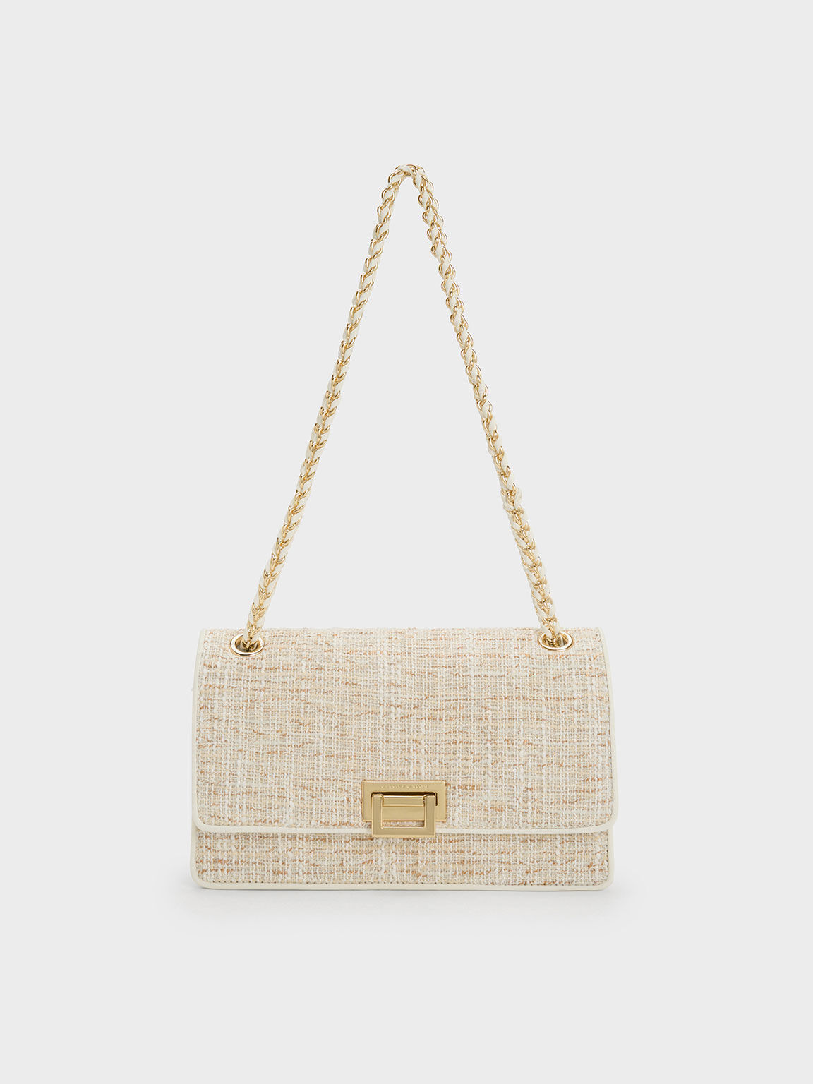Charles and keith new arrivals push lock bag