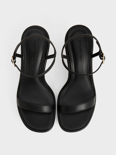 Espadrille Wedges, Black, hi-res