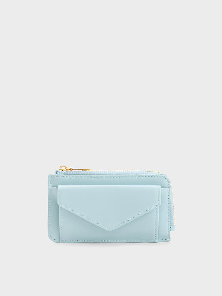Eudora Envelope Card Holder, Blue, hi-res