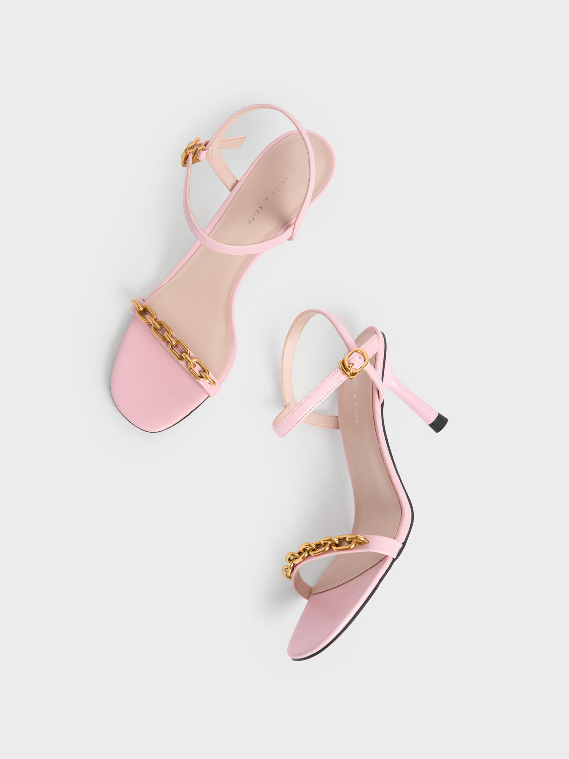 Paris Texas: Pink Satin Stiletto Heeled Sandals | SSENSE