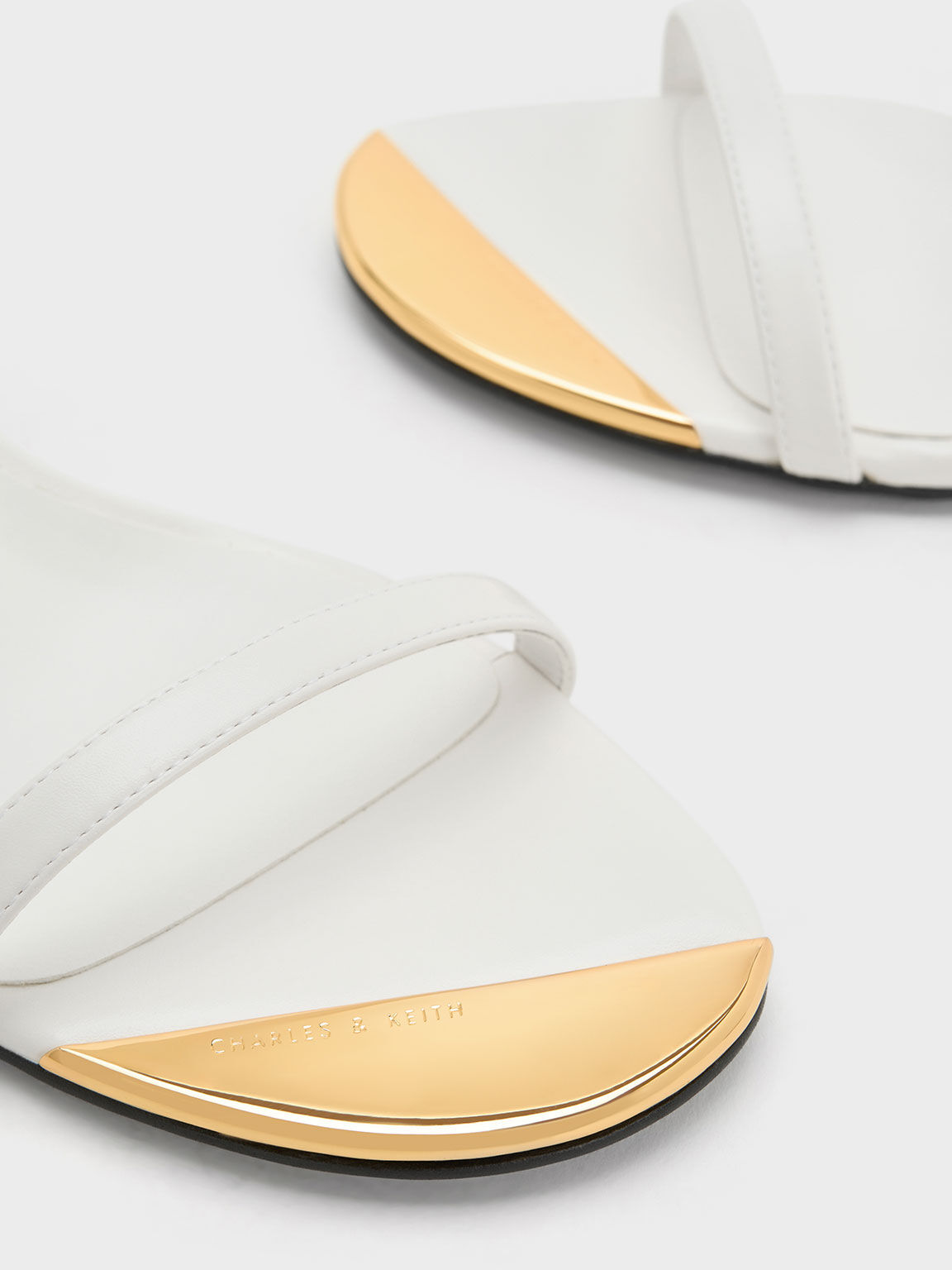 White stiletto mules outlet
