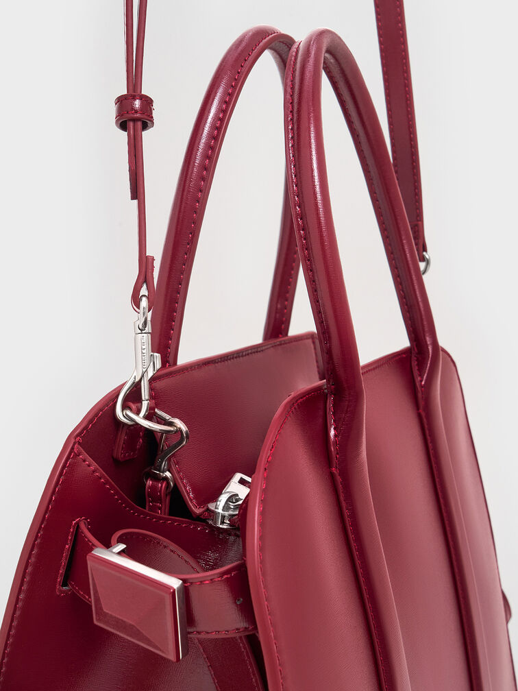 Axel Bowling Bag, Burgundy, hi-res