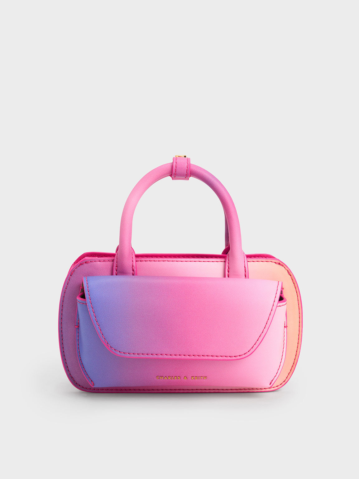Selby Holographic Boxy Top Handle Bag Holographic