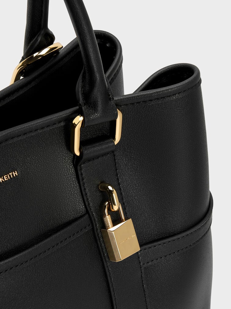 Scottie Tote Bag, Black, hi-res