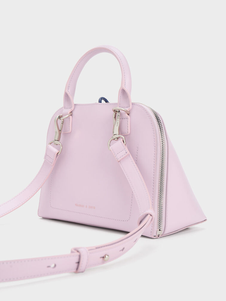 Cockade Bowling Bag, Lilac, hi-res