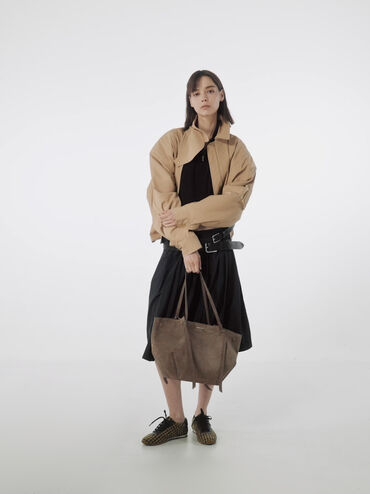 XL Calla Tote Bag, Stone Grey, hi-res