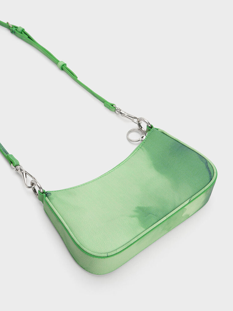 Alcott Scarf Printed Bag, Green, hi-res