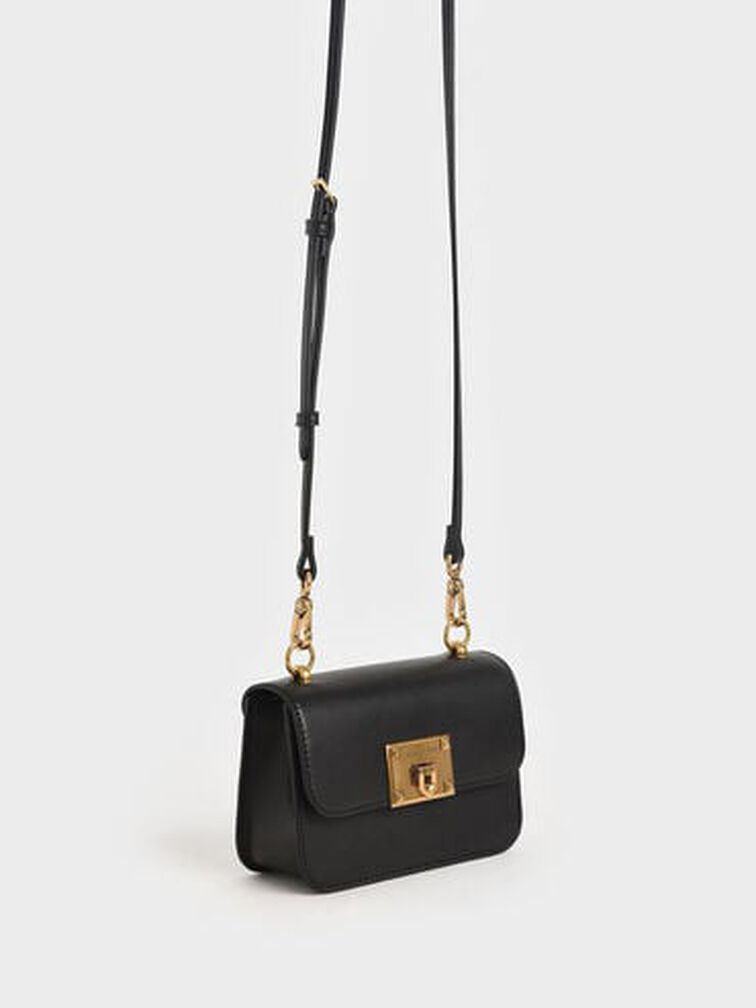 Raleigh Top Handle Bag, Black, hi-res