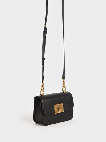 Raleigh Top Handle Bag, Black, hi-res