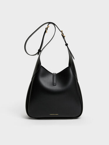 Adalyn Hobo Bag, Black, hi-res