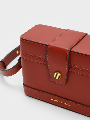 Bronte Boxy Crossbody Bag, Brick, hi-res