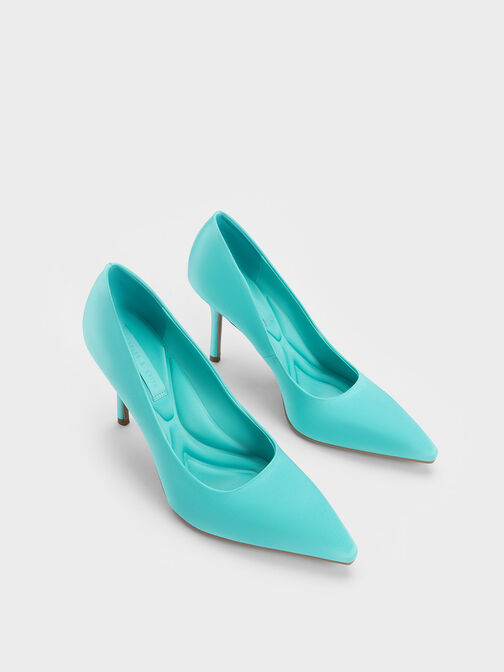 Emmy Stiletto Heel Pumps, Blue, hi-res
