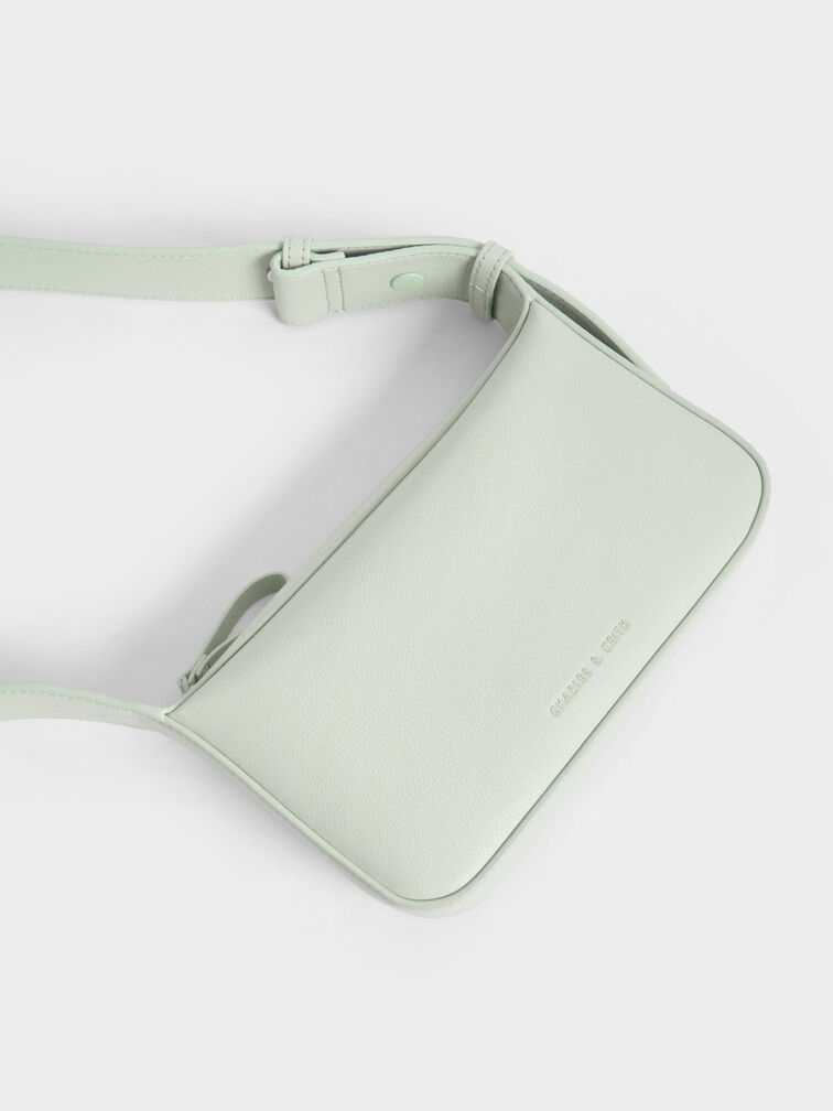 Boxy Shoulder Bag, Light Green, hi-res